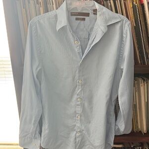 Perry Ellis Men's Sky Blue Casual Shirt